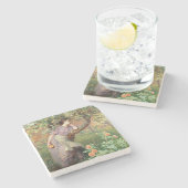 Najaar, 1865 stenen onderzetter (Zijkant)