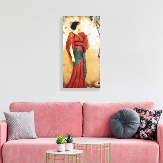 Najaar 1900 John William Godward Canvas Afdruk (Insitu (Woonkamer))