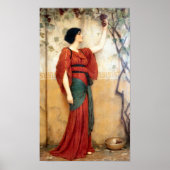 Najaar 1900 John William Godward. Poster (Voorkant)