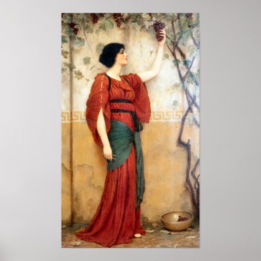 Najaar 1900 John William Godward. Poster (Voorkant)