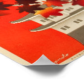  najaar 1930 in Nagoya Japan Travel Poster (Hoek)