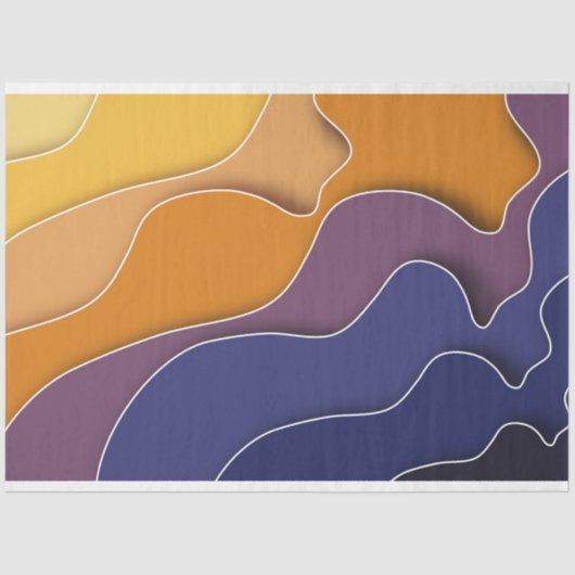 najaar abstract tissuepapier (Voorkant)