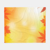 Najaar achtergrond bokeh herfst natuur fleece deken (Voorkant (Horizontaal))
