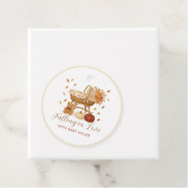 Najaar Baby shower Pumpkin Bedankjes Labels