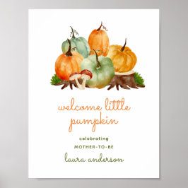 Najaar Baby shower Pumpkin Poster