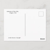 Najaar bij Clear Lake Briefkaart (Achterkant)