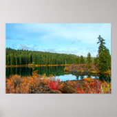 Najaar bij Clear Lake Poster (Voorkant)