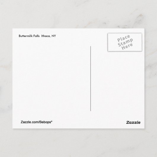 Najaar bij Herfsten van karnemelk Briefkaart (Achterkant)