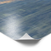 Najaar bij het meer foto afdruk (Hoek)