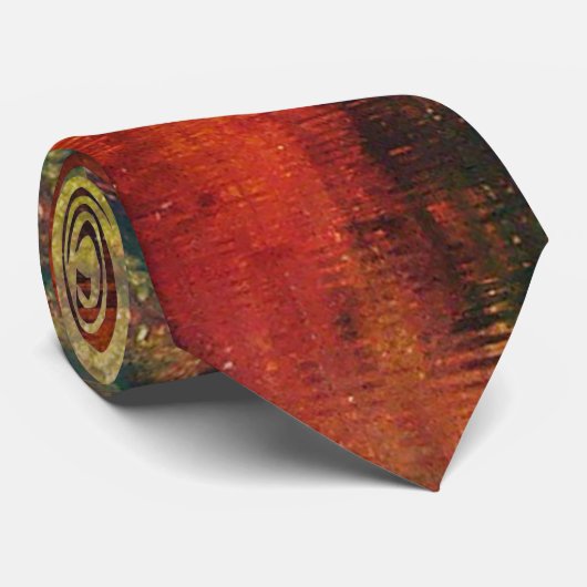 Najaar bij het meer stropdas (Opgerold)