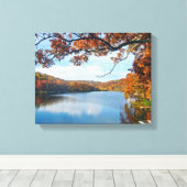 Najaar bij Lake Killarney Canvas Afdruk (Insitu (Houten vloer))