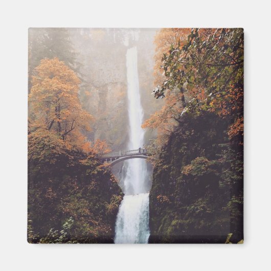 Najaar bij Multnomah-Herfsten, Oregon Magneet (Voorkant)