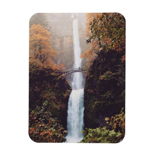 Najaar bij Multnomah-Herfsten, Oregon Magneet (Verticaal)