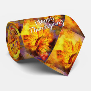 Najaar bladeren 4 Stropdas