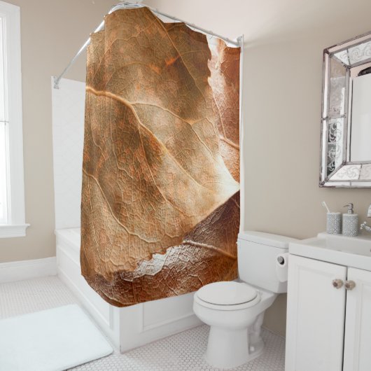 Najaar bladeren closeupabstract, herfst, achtergro douchegordijn (In situ)