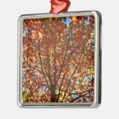 Najaar bladeren Fireworks Metalen Ornament (Links)