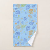Najaar, bladpatroon 3 bad handdoek (Handdoek)