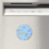 Najaar, bladpatroon 3 magneet (Insitu (Vaatwasser))