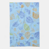 Najaar, bladpatroon 3 theedoek (Verticaal)