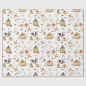 Najaar Boerderij Cadeaupapier (Vlak)