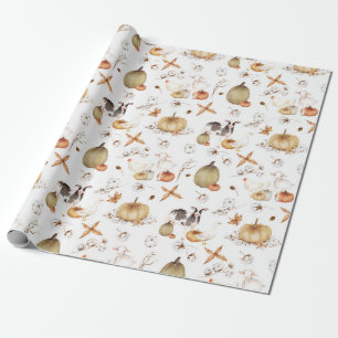 Najaar Boerderij Cadeaupapier