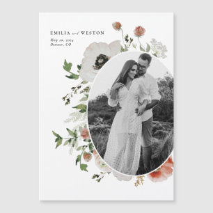 Najaar Bohemian Fall Wedding Save the Date Magnet Magnetische Uitnodiging