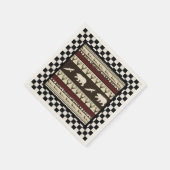 Najaar bossen papier servetten (Hoek)