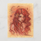 Najaar Briefkaart Moon (Voorkant)