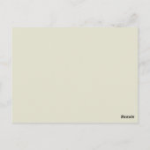 Najaar Briefkaart rand rand Geel/rood (Achterkant)