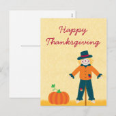 Najaar Briefkaart Thanksgiving (Voorkant / Achterkant)