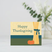 Najaar Briefkaart Thanksgiving Harvest (Staand voorkant)