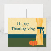 Najaar Briefkaart Thanksgiving Harvest (Voorkant / Achterkant)