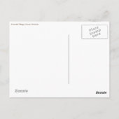 Najaar Briefkaart voor postovergangen (Achterkant)