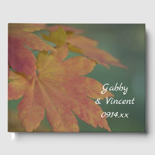 Najaar Colors Wedding Gastenboek (Voorkant)