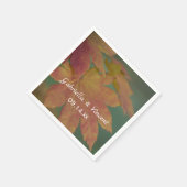 Najaar Colors Wedding Servetten (Hoek)