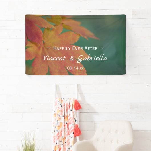 Najaar Colors Wedding Spandoek (Insitu)