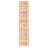 Najaar Cozy Pumpkin Spice Short Table Runner Korte Tafelloper (Voorkant)