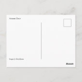 Najaar Decor Briefkaart (Achterkant)