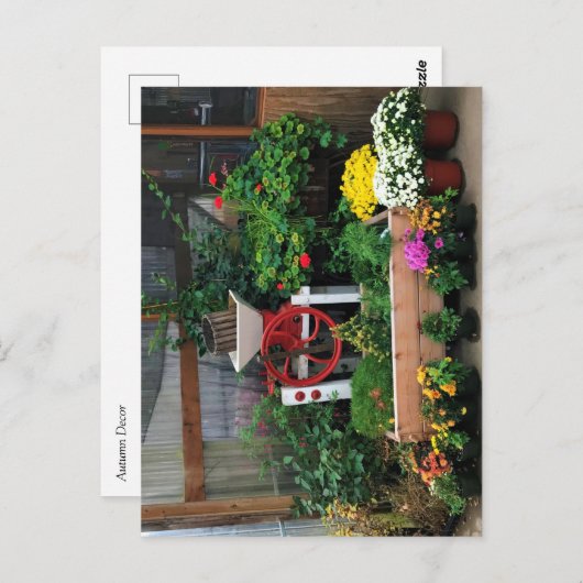 Najaar Decor Briefkaart (Voorkant / Achterkant)