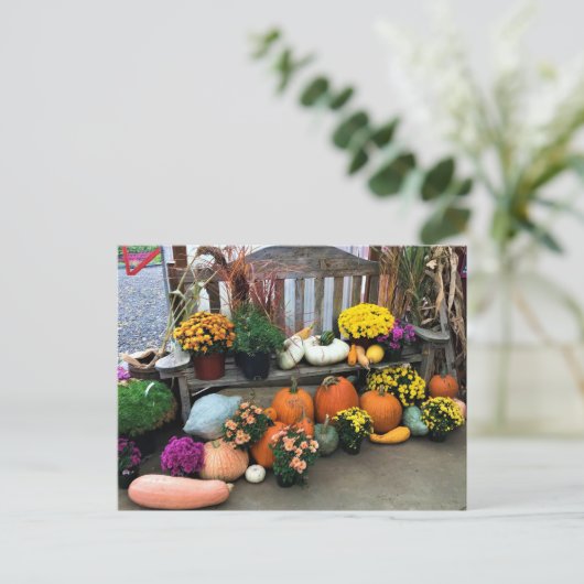 Najaar Decor Briefkaart (Staand voorkant)