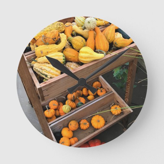 Najaar Decor Ronde Klok (Voorkant)