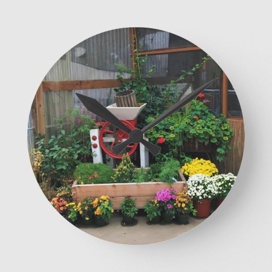 Najaar Decor Ronde Klok (Voorkant)
