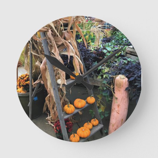 Najaar Decor Ronde Klok (Voorkant)