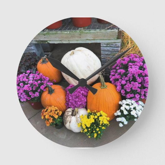 Najaar Decor Ronde Klok (Voorkant)