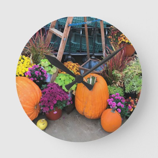 Najaar Decor Ronde Klok (Voorkant)