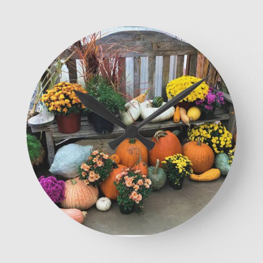 Najaar Decor Ronde Klok (Voorkant)