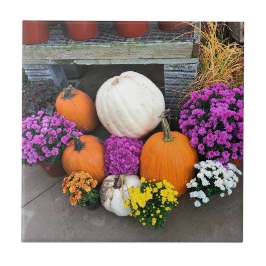 Najaar Decor Tegeltje (Voorkant)