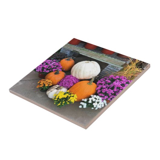 Najaar Decor Tegeltje (Zijkant)