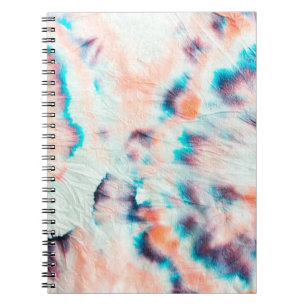 Najaar Dirty Art Graffiti. Tie Dye Shibori. Bordo Notitieboek