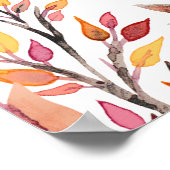 Najaar Dream | Teken voor ononderbroken weddenscha Poster (Hoek)